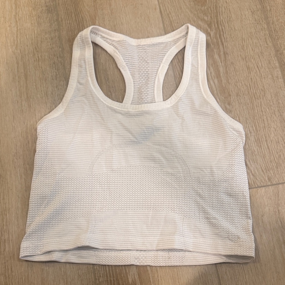 lululemon athletica Swiftly White Tank Top